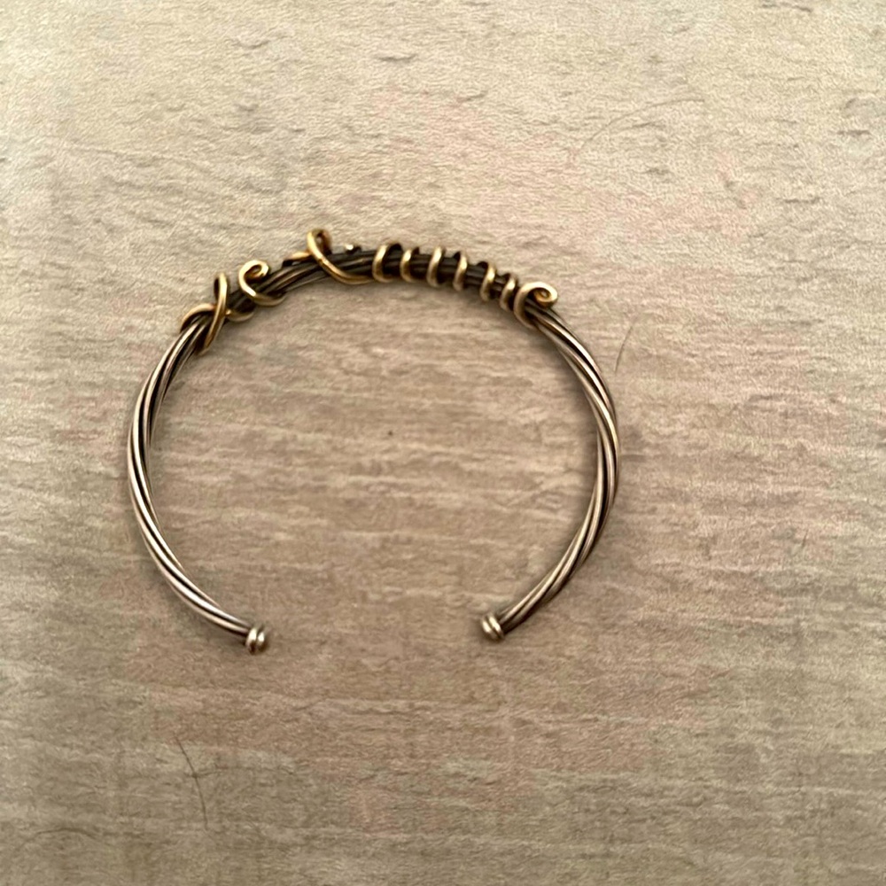 David Yurman “Je T’Aime” cable bracelet - good condition (needs cleaning)